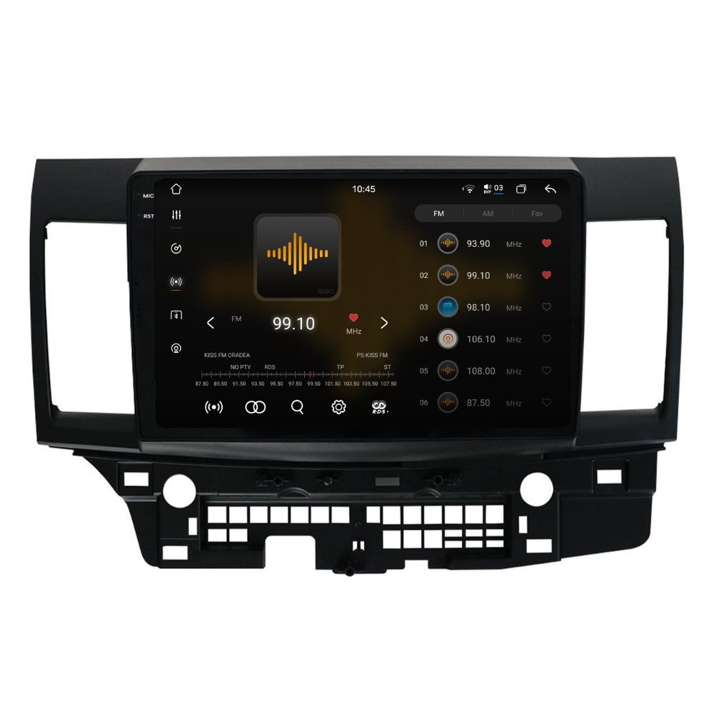 Navigatie Mitsubishi Lancer (2007-2013), Ecran 10 inch 2K, 12GB RAM 256GB, 8-core