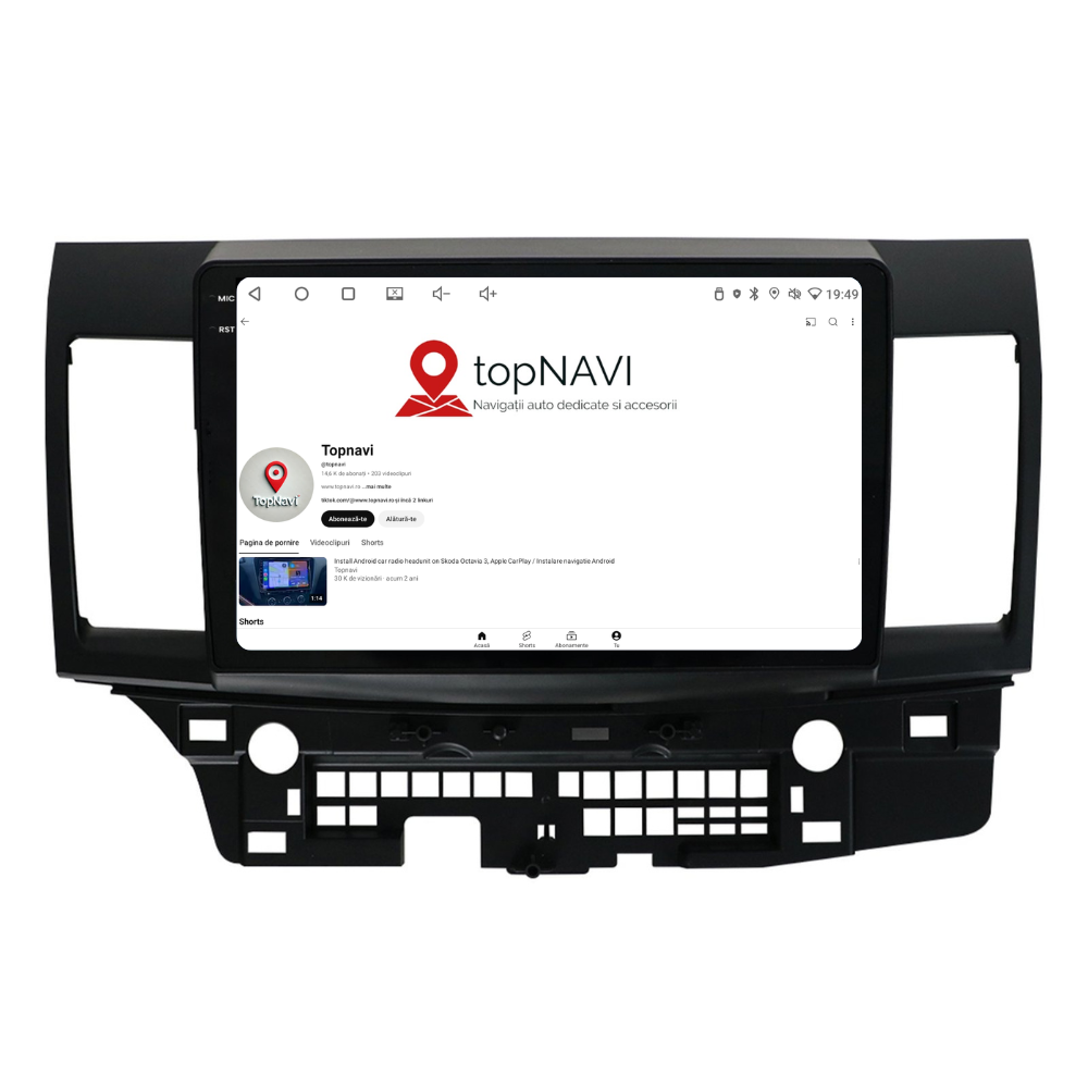 Navigatie Mitsubishi Lancer (2007-2013), Ecran 10 inch, 6GB RAM 128GB, 8-core