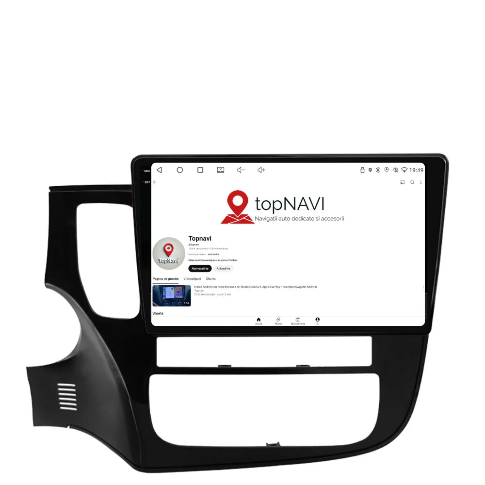 Navigatie Mitsubishi Outlander (2013-2022), Ecran 10 inch 2K, 12GB RAM 256GB, 8-core