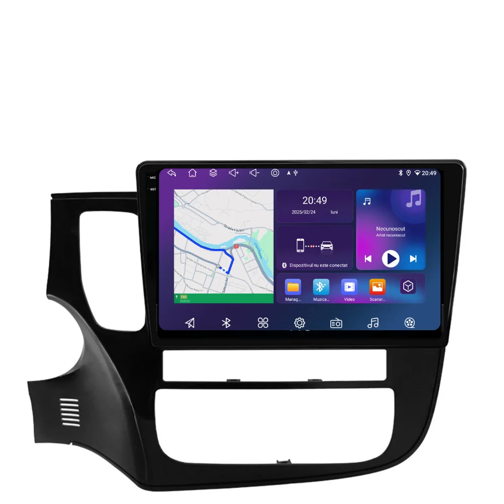 Navigatie Mitsubishi Outlander (2013-2022), Ecran 10 inch, 4GB RAM 64GB, 8-core