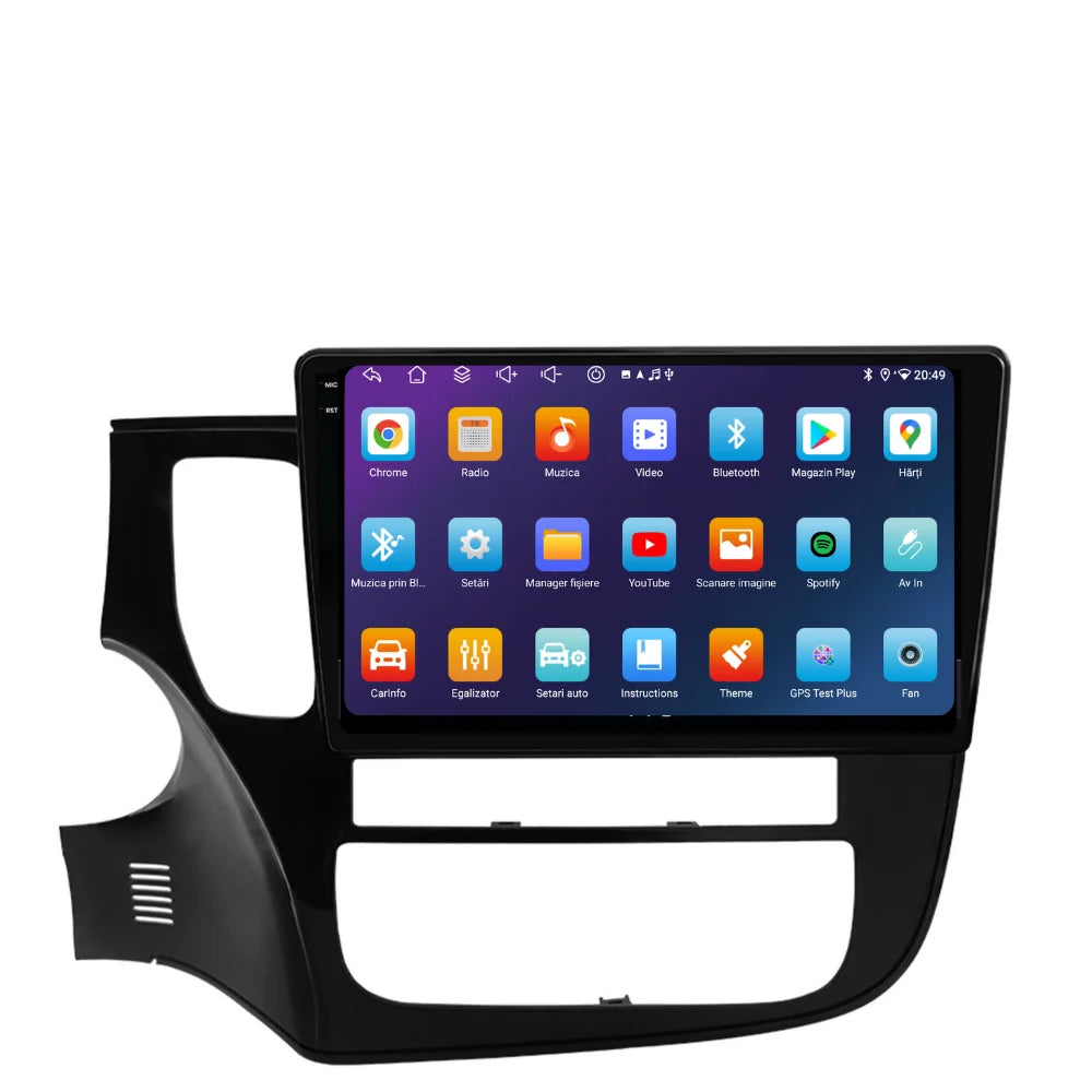 Navigatie Mitsubishi Outlander (2013-2022), Ecran 10 inch, 4GB RAM 64GB, 8-core