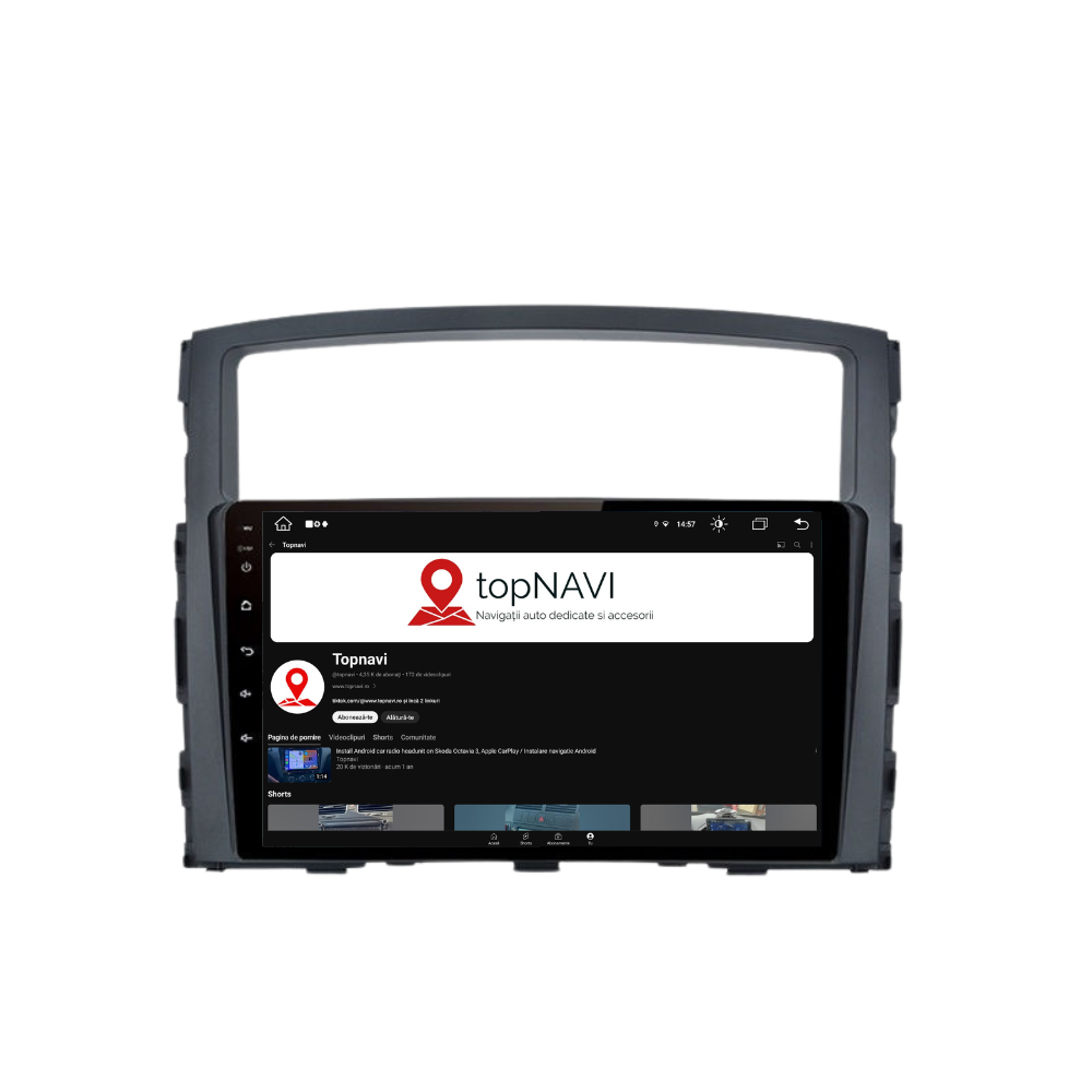 Navigatie Mitsubishi Pajero (2006-2013), Ecran 9 inch, 1GB RAM 32GB