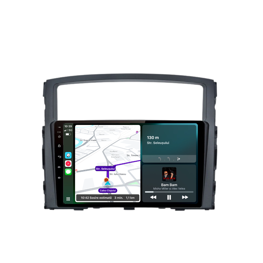 Navigatie Mitsubishi Pajero (2006-2013), Ecran 9 inch, 1GB RAM 32GB
