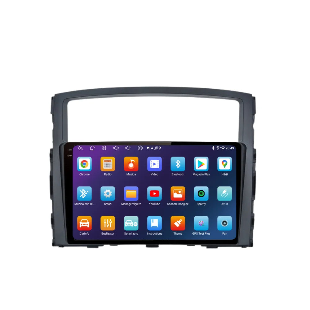 Navigatie Mitsubishi Pajero (2006-2013), Ecran 9 inch, 6GB RAM 128GB, 8-core