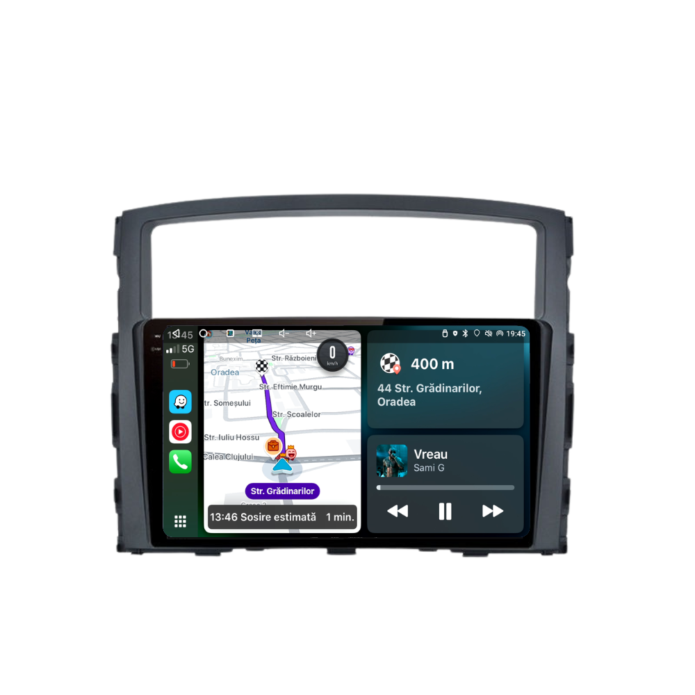 Navigatie Mitsubishi Pajero (2006-2013), Ecran 9 inch, 6GB RAM 128GB, 8-core