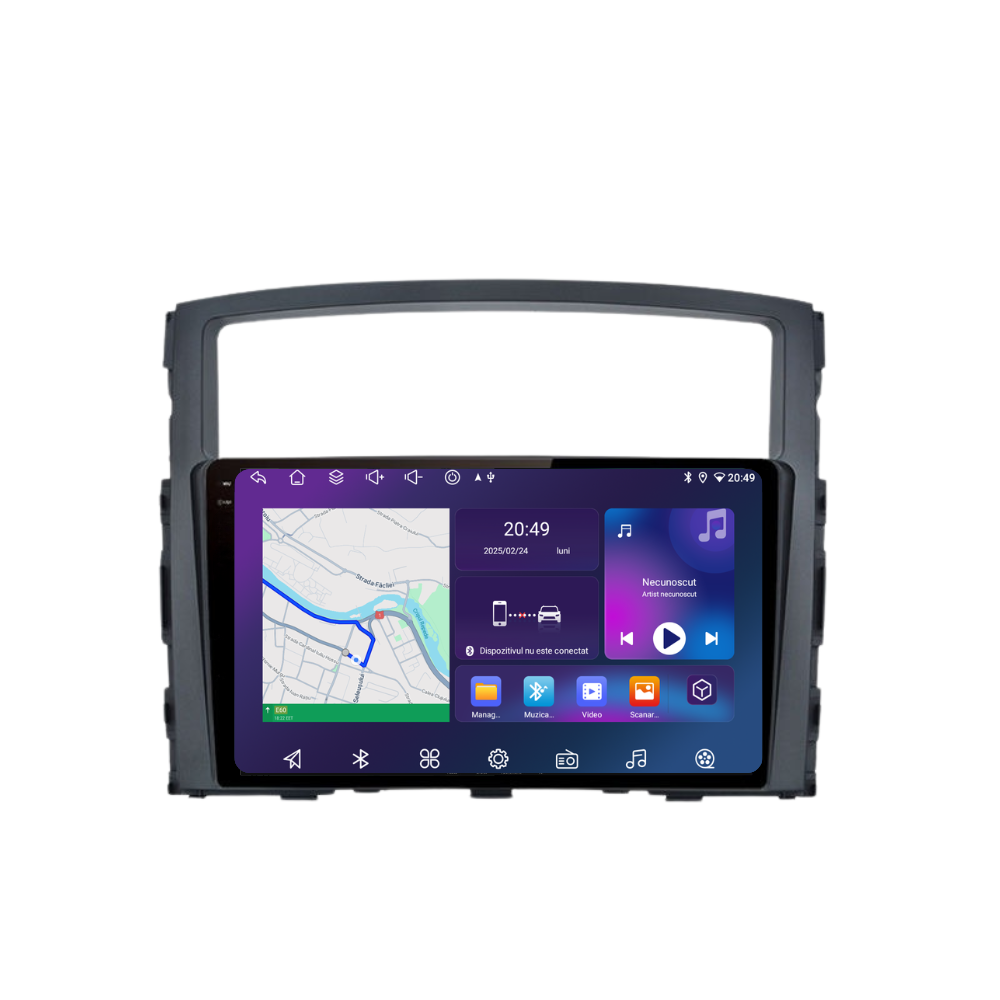 Navigatie Mitsubishi Pajero (2006-2013), Ecran 9 inch, 6GB RAM 128GB, 8-core