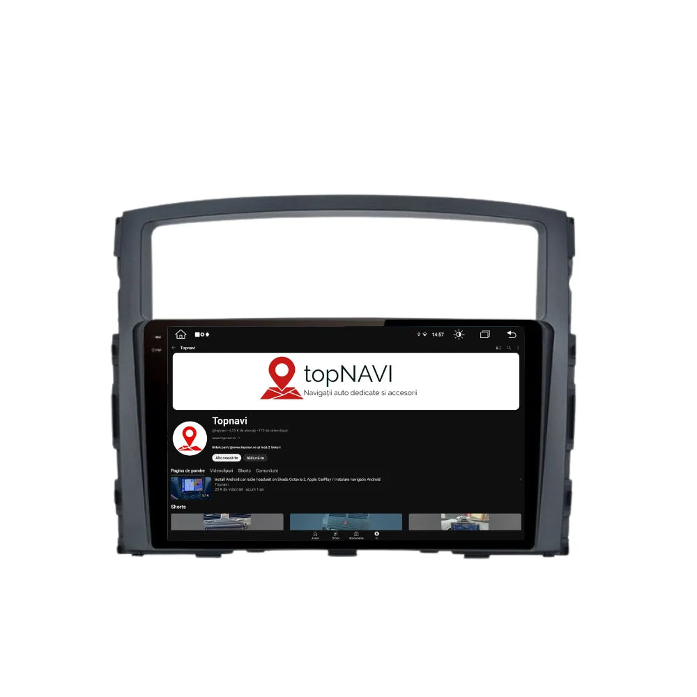 Navigatie Mitsubishi Pajero (2006-2013), Ecran 9 inch, 8GB RAM 256GB, 8-core