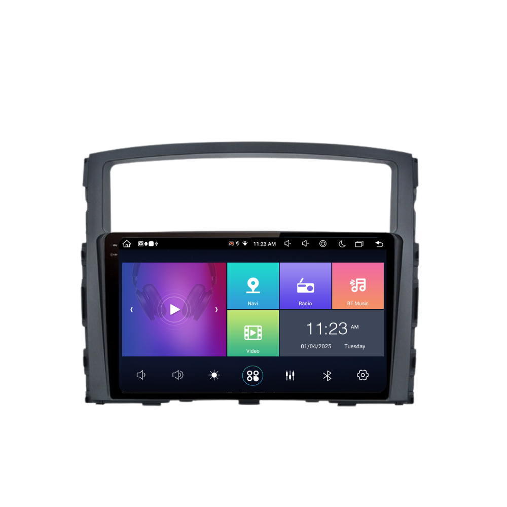 Navigatie Mitsubishi Pajero (2006-2013), Ecran 2K, 8GB RAM 256GB, 8-core