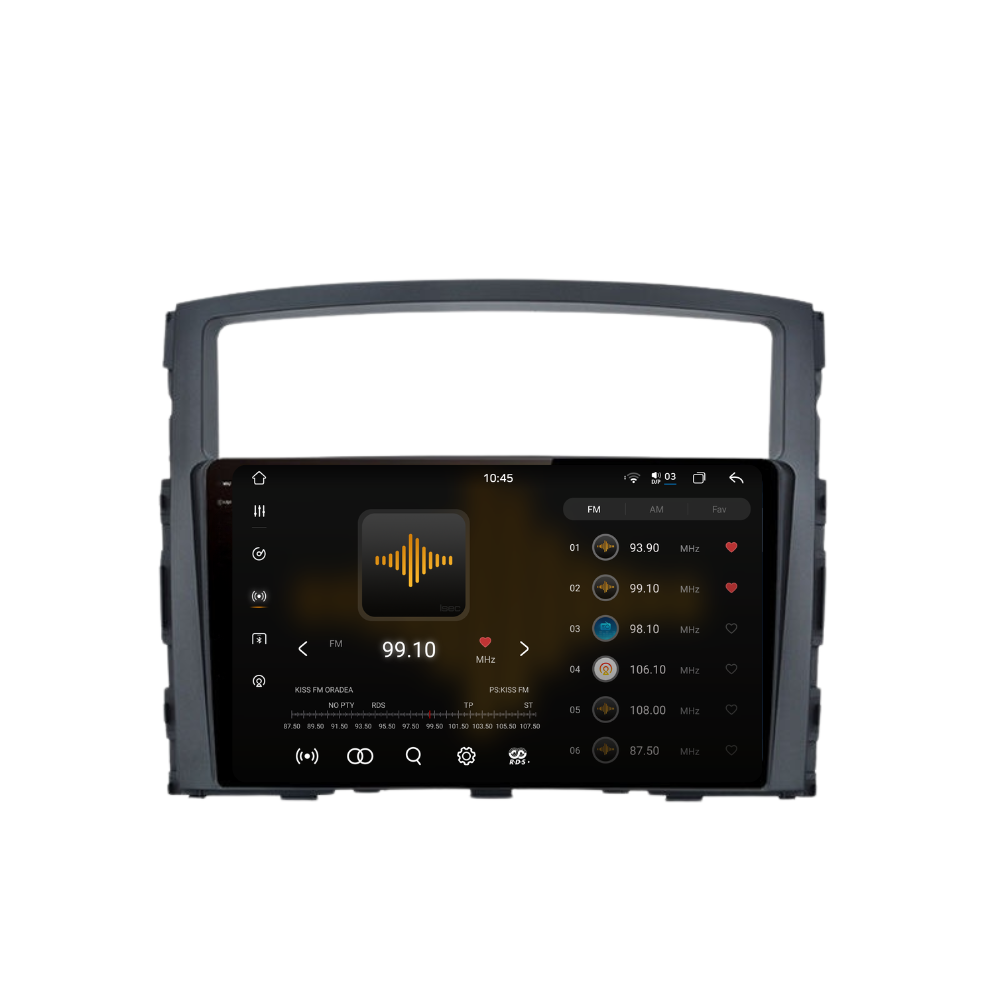 Navigatie Mitsubishi Pajero (2006-2013), Ecran 9 inch 2K, 12GB RAM 256GB, 8-core