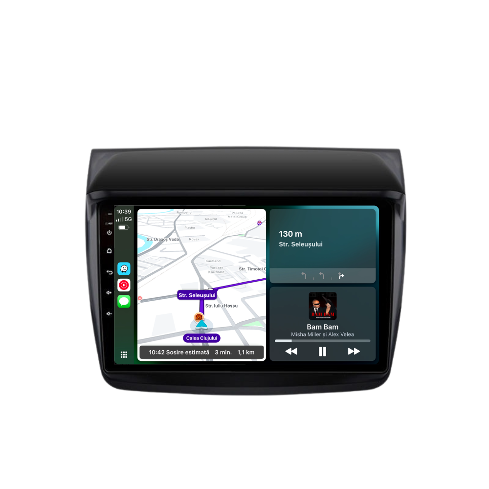 Navigatie Mitsubishi L200 (2008-2016), Ecran 9 inch, 1GB RAM 32GB