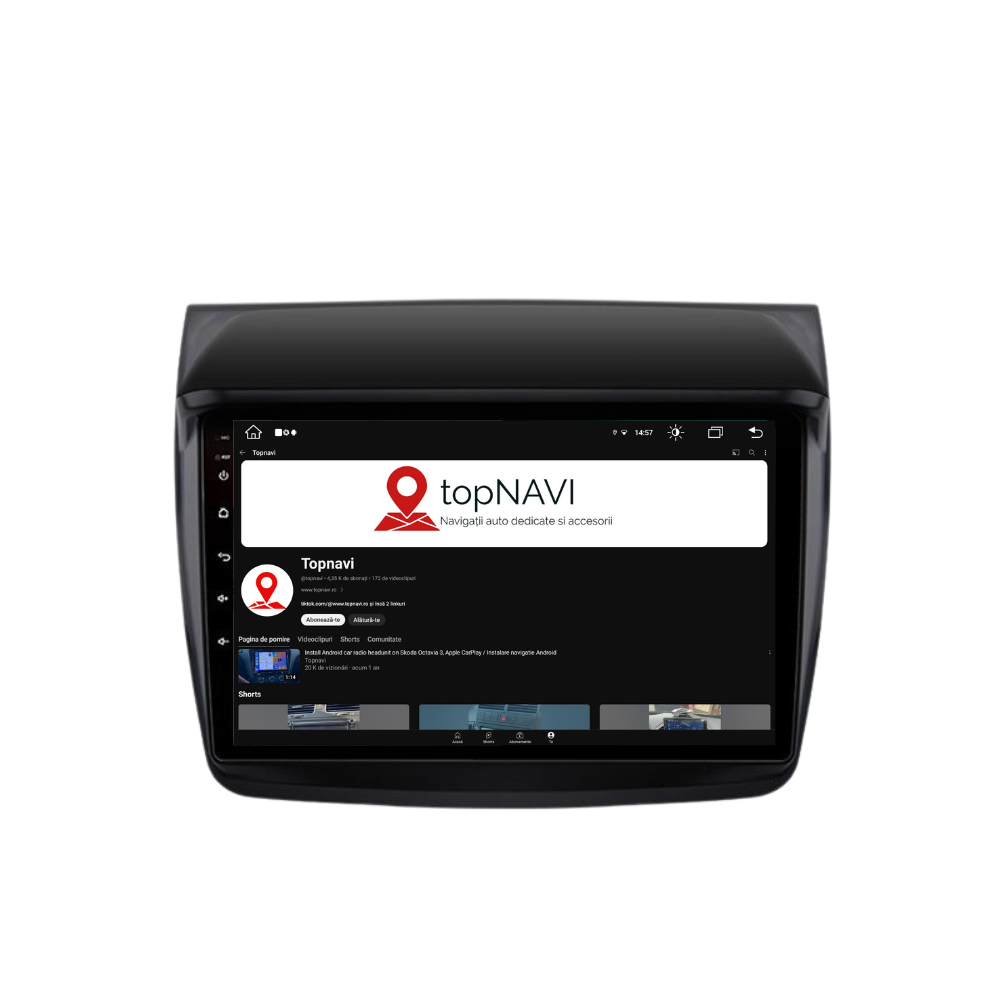 Navigatie Mitsubishi L200 (2008-2016), Ecran 9 inch, 1GB RAM 32GB