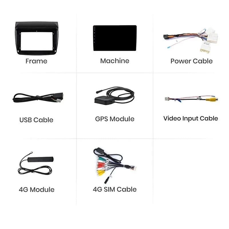 Navigatie Mitsubishi L200 (2005-2015), Ecran 2K, 4GB RAM 64GB, 8-core