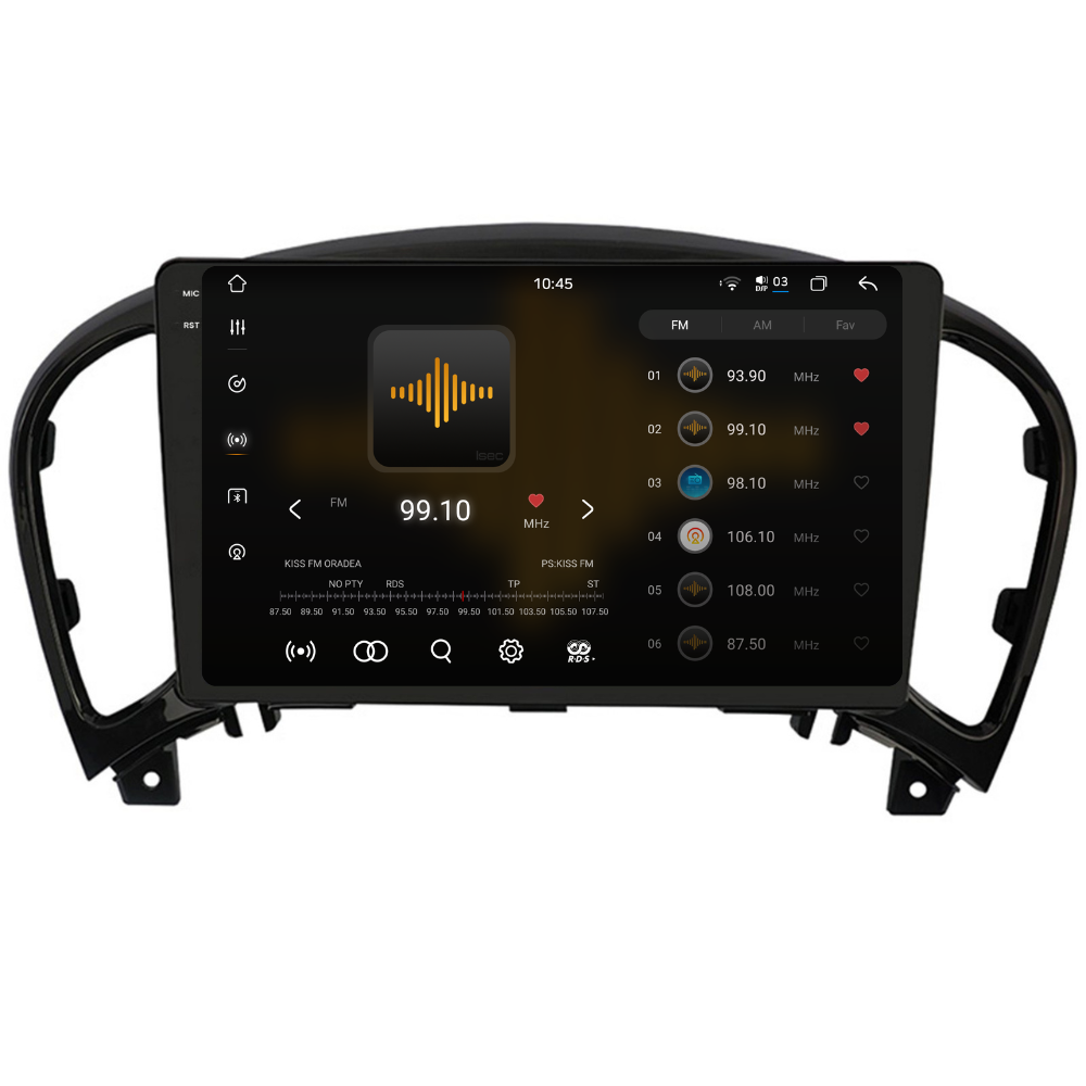 Navigatie Nissan Juke (2010-2015), Ecran 9 inch 2K, 12GB RAM 256GB, 8-core