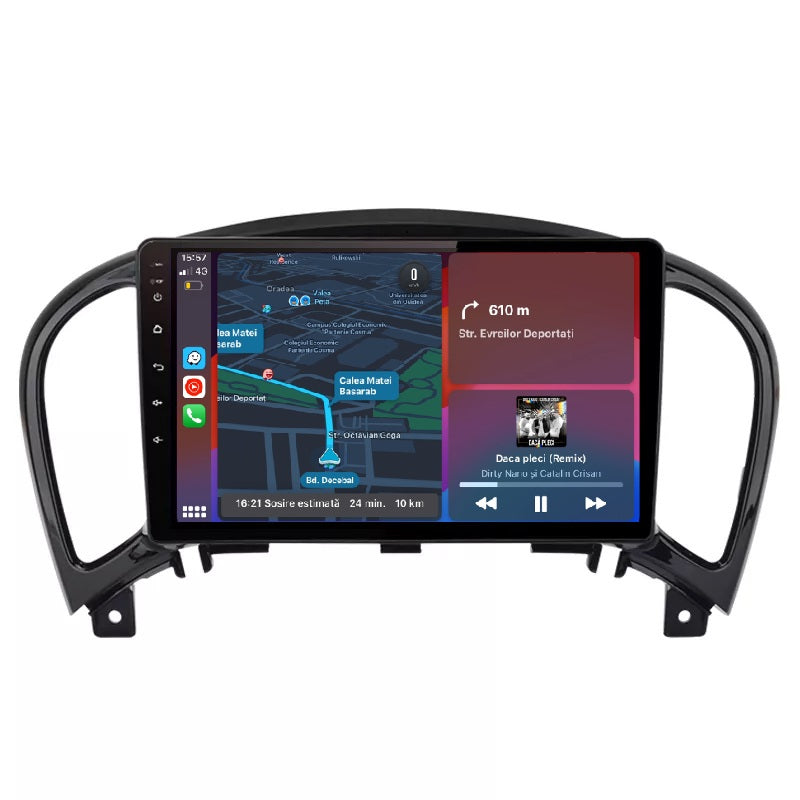Navigatie Nissan Juke (2010-2015), Ecran 9 inch, 1GB RAM 32GB
