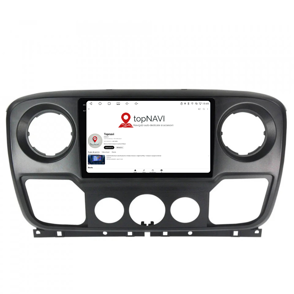 Navigatie Nissan NV400 (2010-2020), Ecran 10 inch 2K, 12GB RAM 256GB, 8-core