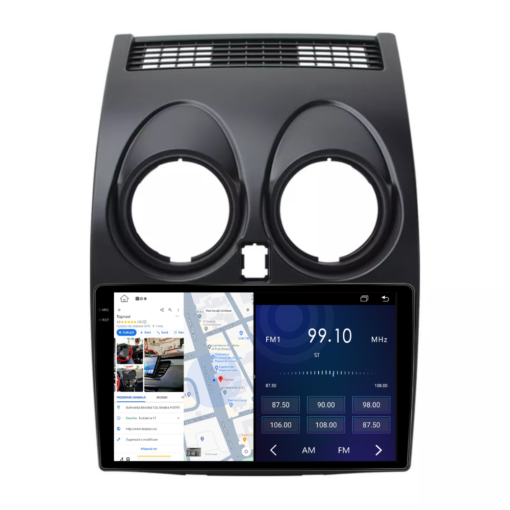 Navigatie Nissan qashqai J10 (2006-2014), Android 13,Ecran 2K, 8GB RAM 256GB, Octa Core, carplay /android auto