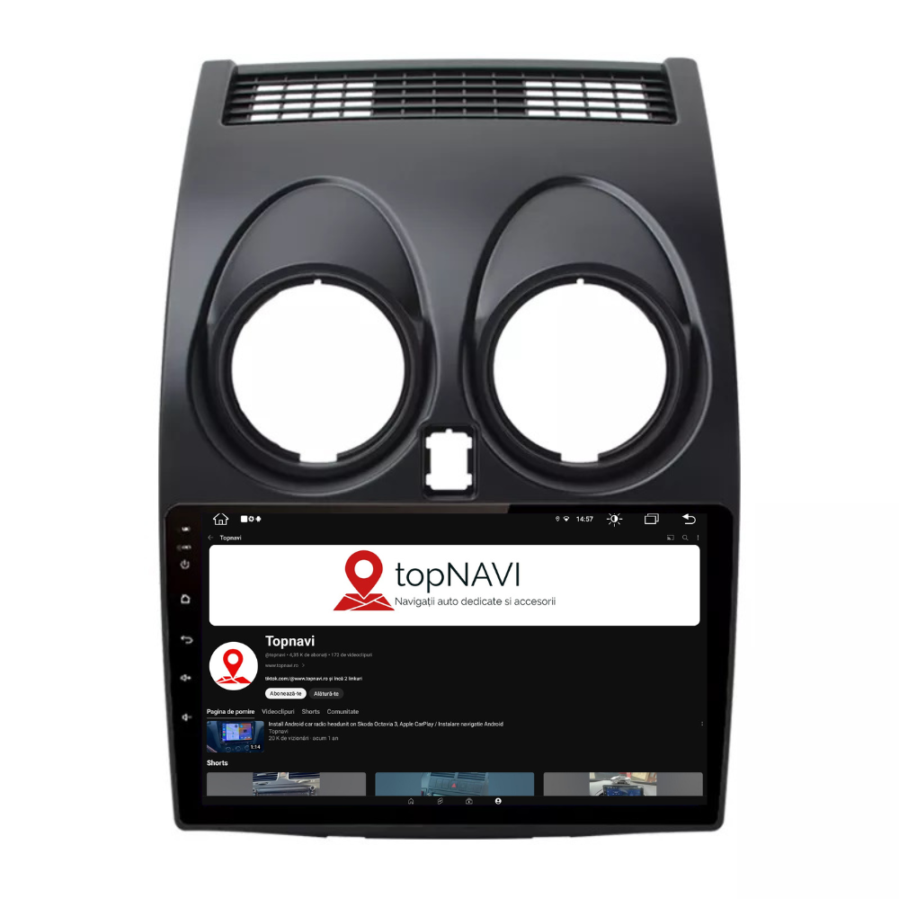 Navigatie Nissan Qashqai J10 (2006-2013), Ecran 9 inch, 1GB RAM 32GB