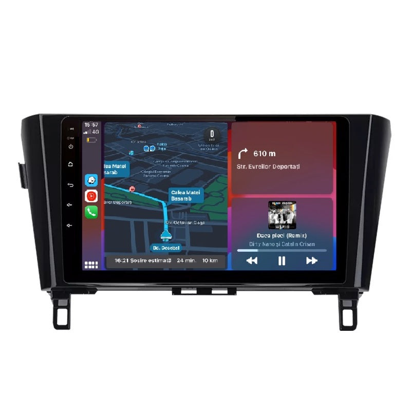 Navigatie Nissan X-Trail (2013-2017), Ecran 10 inch, Carplay / Android auto, Youtube, Waze