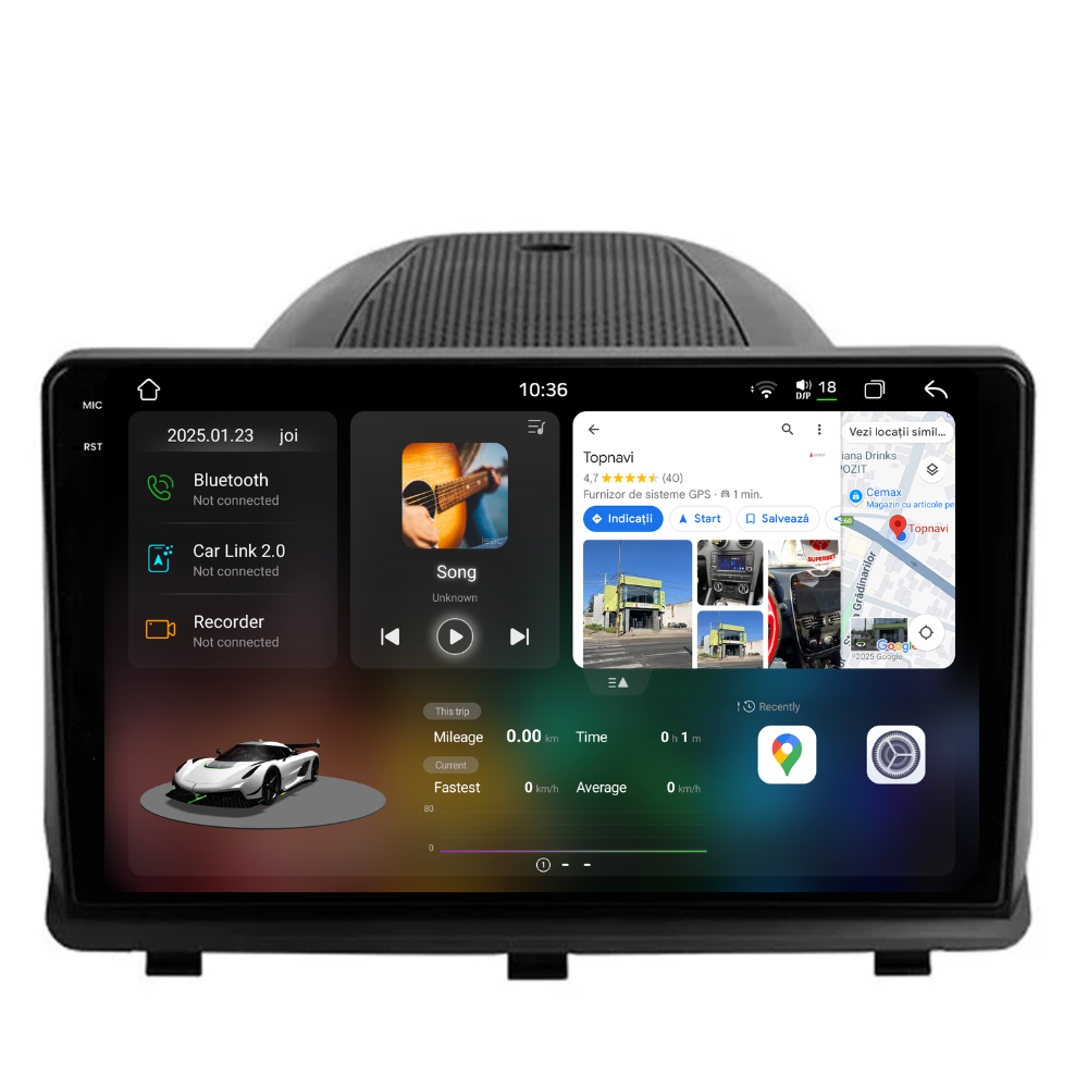 Navigatie Opel Antara (2006-2017), Ecran 9 inch 2K, 12GB RAM 256GB, 8-core