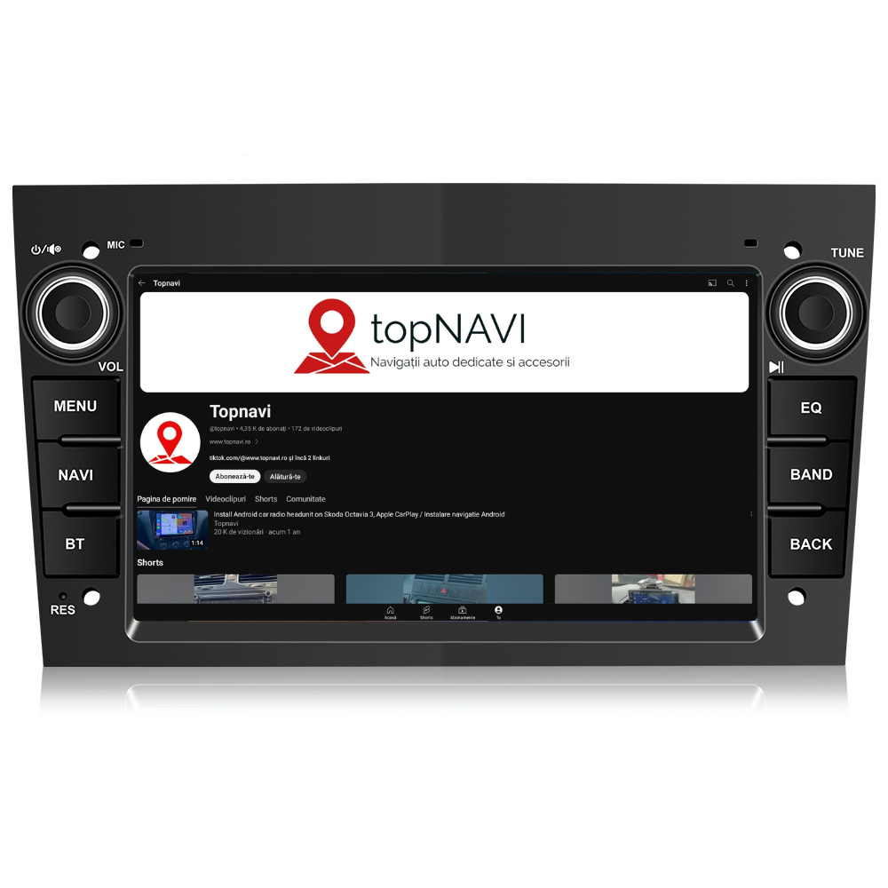 Navigatie Opel Astra H, Corsa, Vivaro,Antara, Zafira, 4GB RAM 64GB 4core, negru