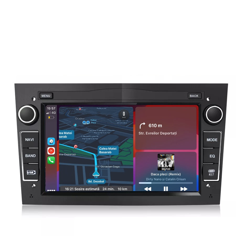 Navigatie Opel Antara (2005-2015), Android, Ecran 7 inch, 1GB RAM 32GB, negru