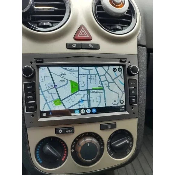 Navigatie Opel Corsa C (2003-2006), Android, Ecran 7 inch, 1GB RAM 32GB, gri
