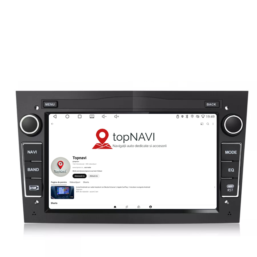 Navigatie Opel Meriva (2003-2010), Android, Ecran 7 inch, 2GB RAM 32GB, negru