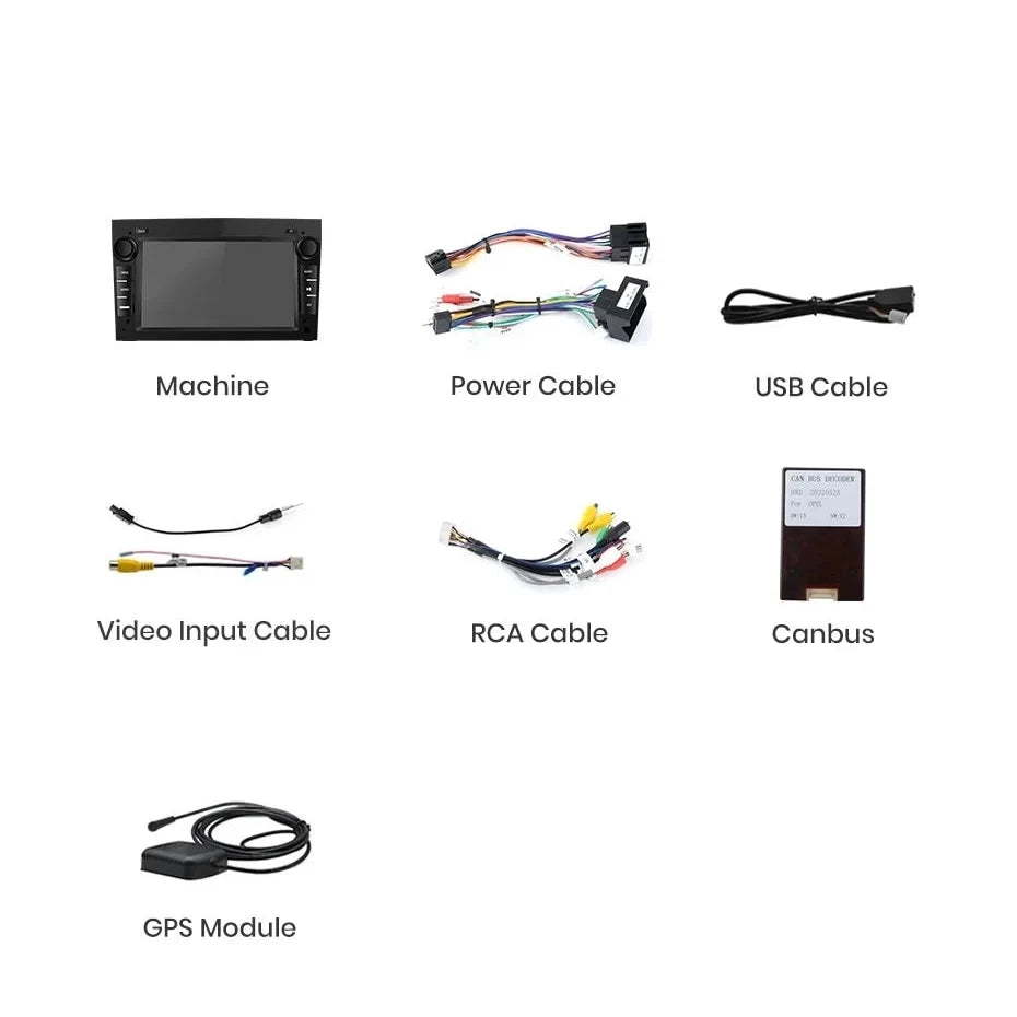 Navigatie Opel Meriva (2003-2010), Android, Ecran 7 inch, 2GB RAM 32GB, negru