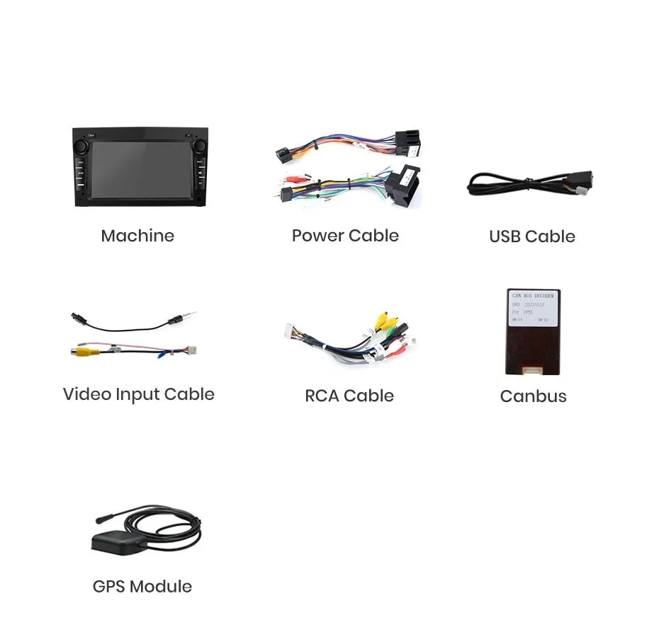 Navigatie Opel Combo (2002-2011), Android, Ecran 7 inch, 2GB RAM 32GB, negru