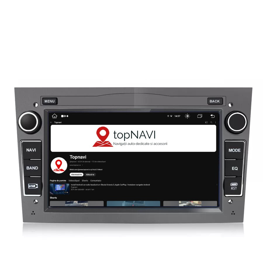 Navigatie Opel Signum (2003-2008), Android, Ecran 7 inch, 4GB RAM 64GB, gri