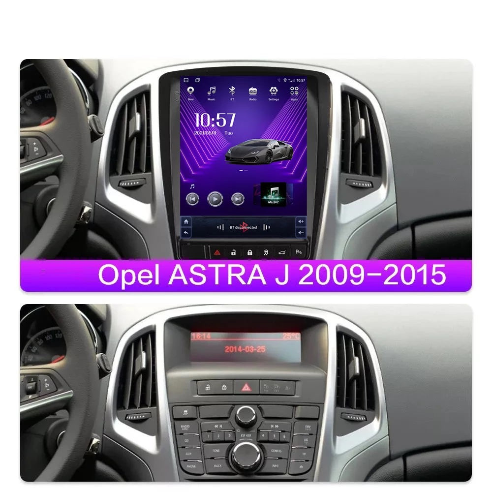 Navigatie Opel astra J (2009-2015),Ecran Tesla 9.7 inch, Android, 6GB RAM 128GB, 8-core