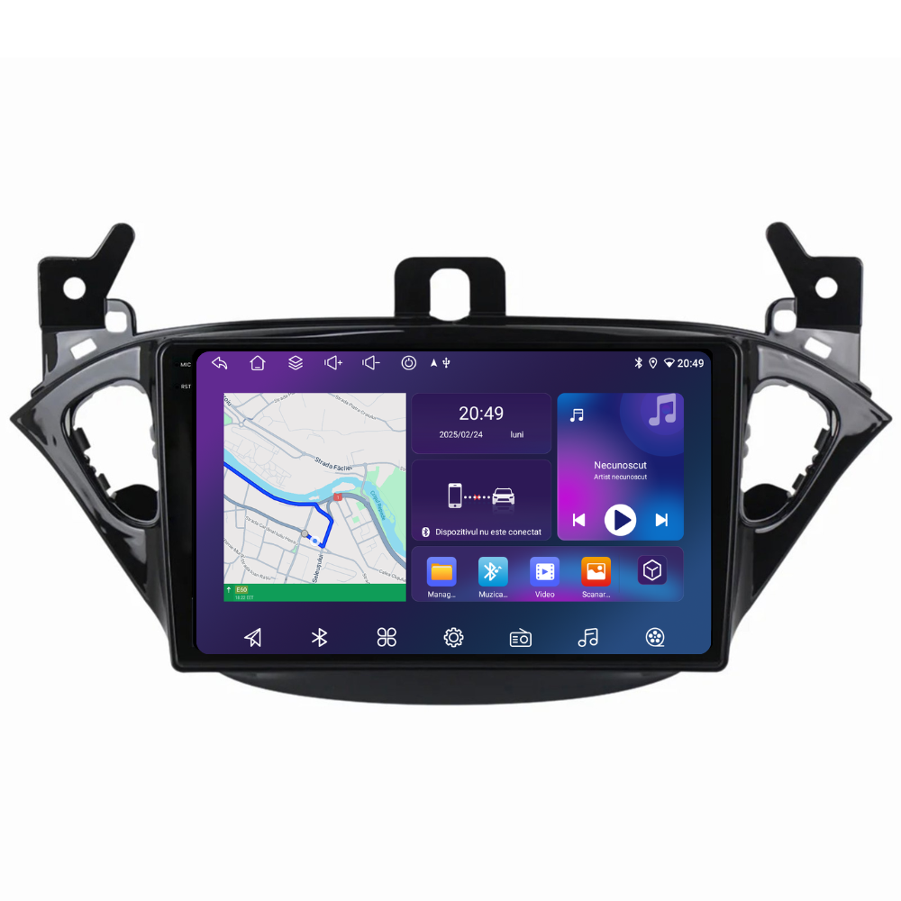 Navigatie Opel Corsa E (2014-2019), Ecran 9 inch, 6GB RAM 128GB, 8-core