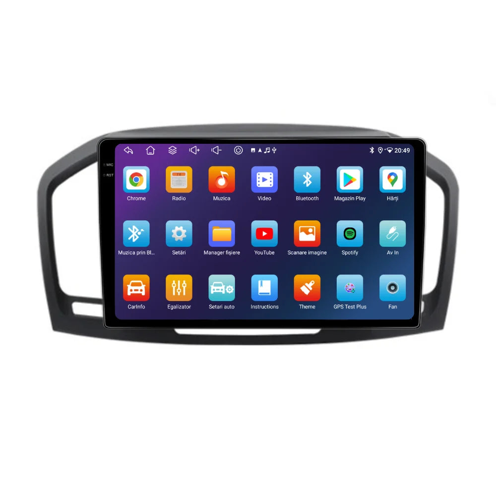 Navigatie Opel Insignia (2009-2013), Android, Ecran 9 inch, 4GB RAM 64GB, 8-core