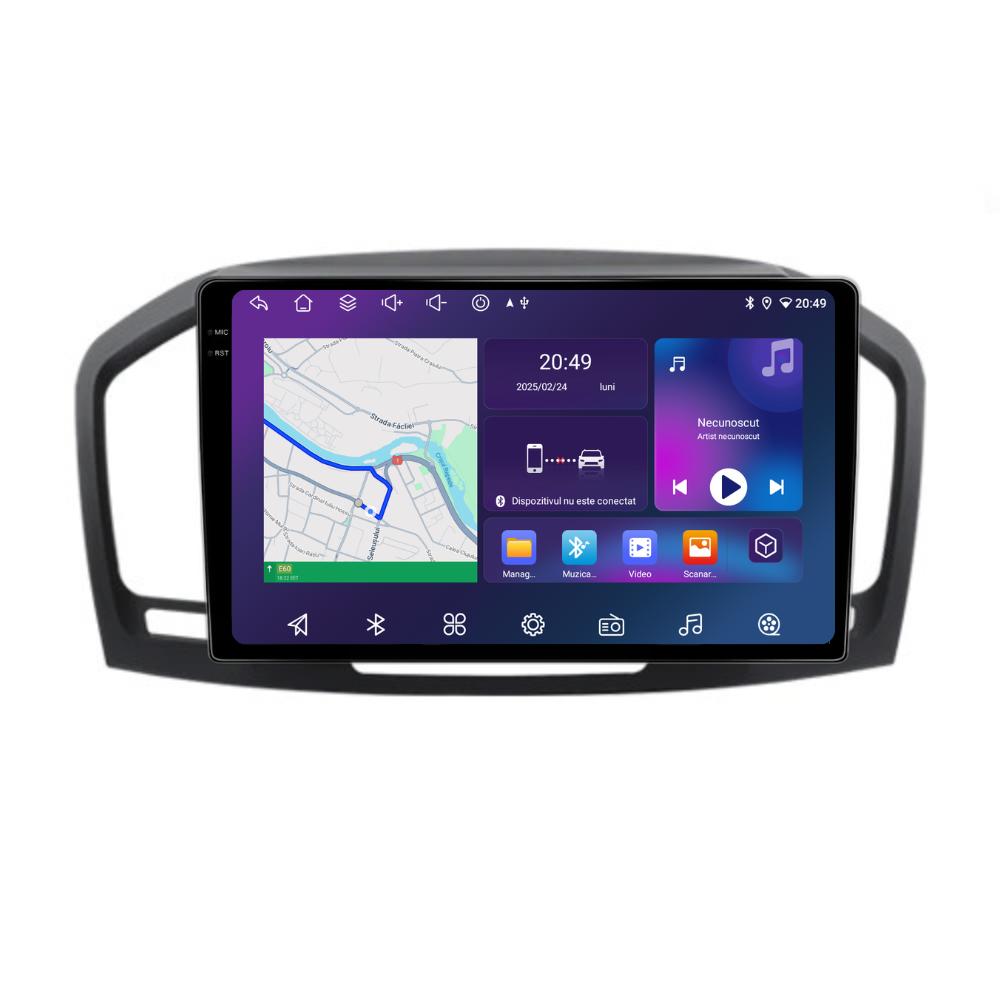 Navigatie Opel Insignia (2009-2013), Android, Ecran 9 inch, 4GB RAM 64GB, 8-core
