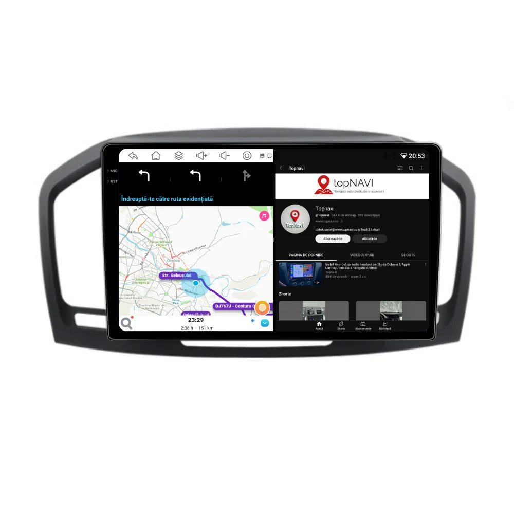 Navigatie Opel Insignia (2009-2013), Android, Ecran 9 inch, 6GB RAM 128GB, 8-core