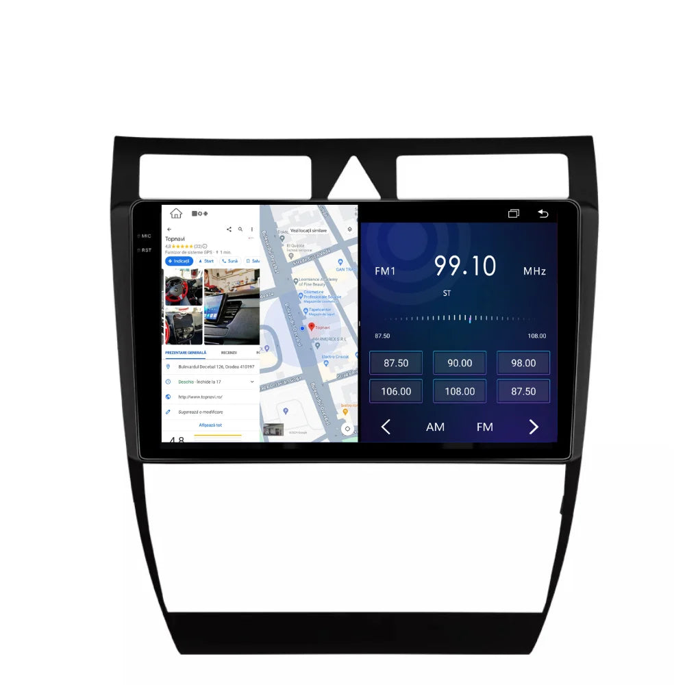 Navigatie Audi a6 c5 1997-2006, Android 13,Ecran 2K, 4GB RAM 64GB, Octa Core, carplay /android auto