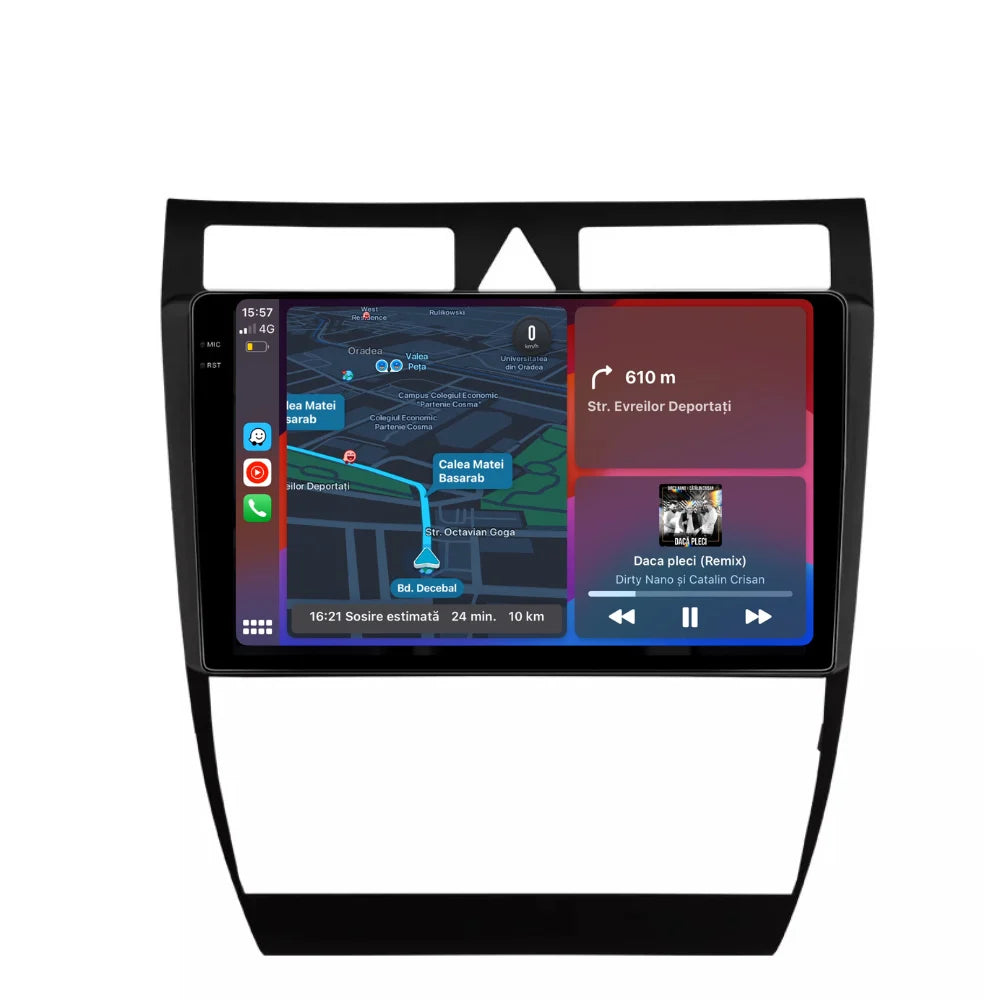 Navigatie Audi a6 c5 1997-2006, Android 13,Ecran 2K, 4GB RAM 64GB, Octa Core, carplay /android auto