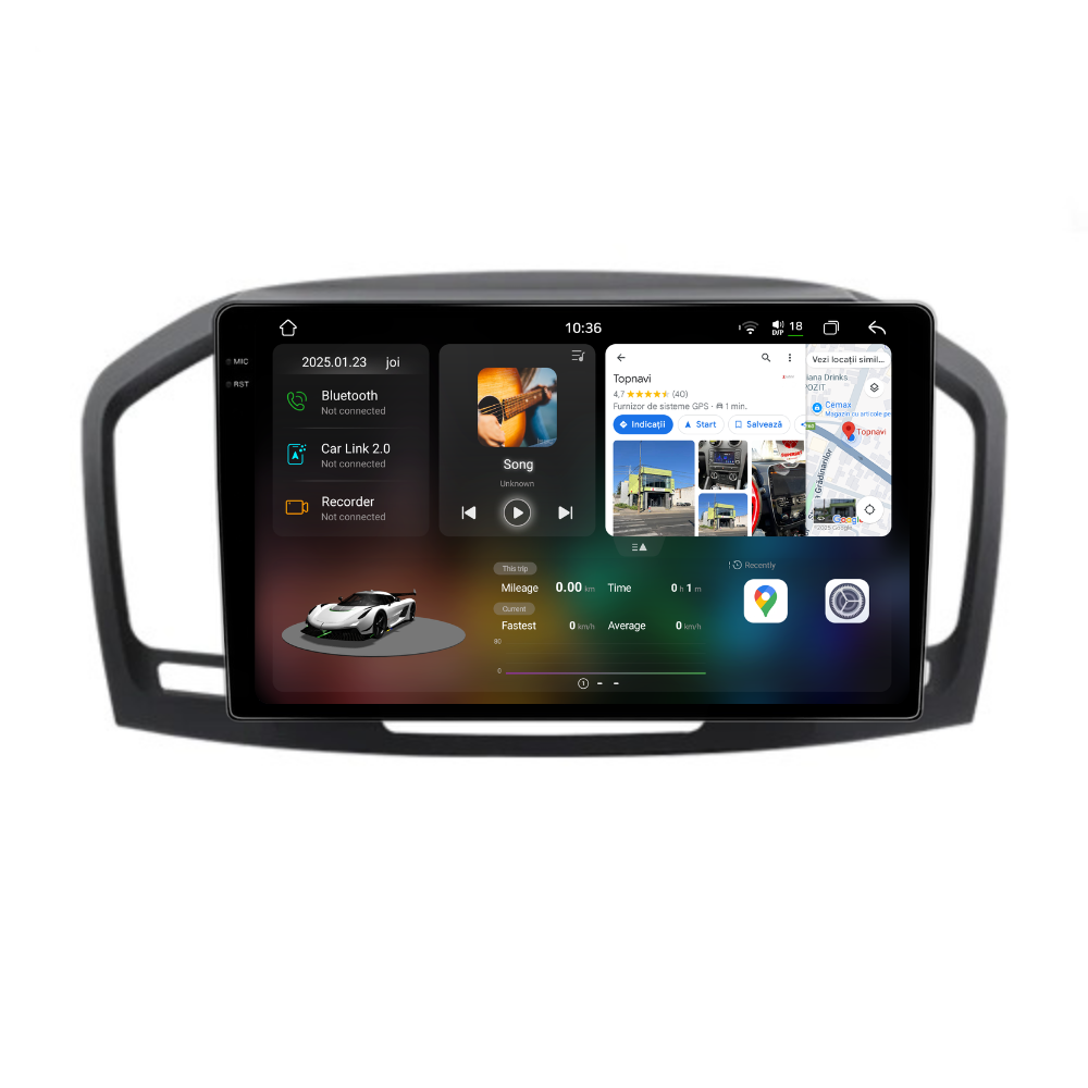 Navigatie Opel Insignia (2009-2013), Android, Ecran 9 inch 2K, 12GB RAM 256GB, 8-core