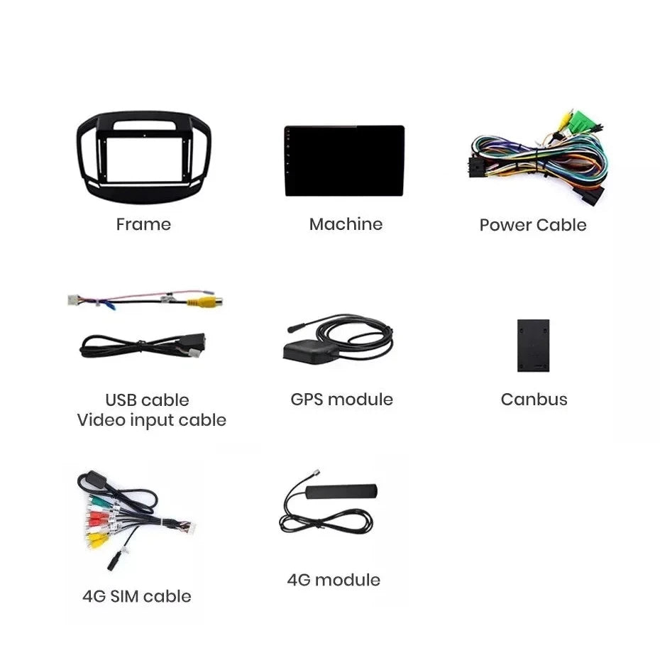 Navigatie Opel Insignia (2013-2017), Android, Ecran 9 inch, 4GB RAM 64GB, 8-core