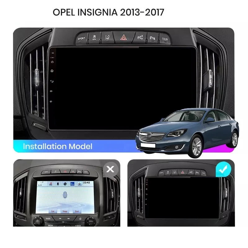 Navigatie Opel Insignia (2013-2017), Android, Ecran 9", Carplay / Android auto