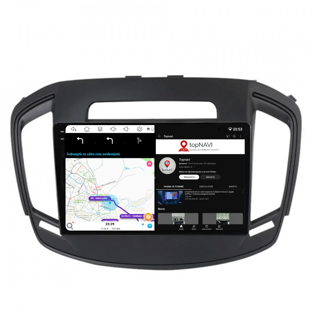 Navigatie Opel Insignia (2013-2017), Android, Ecran 9 inch, 4GB RAM 64GB, 8-core