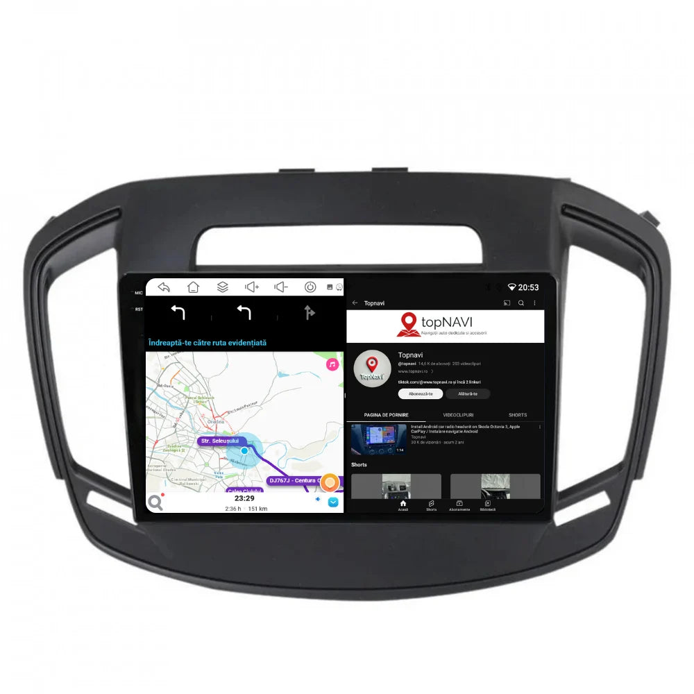 Navigatie Opel Insignia (2013-2017), Android, Ecran 9 inch, 6GB RAM 128GB, 8-core