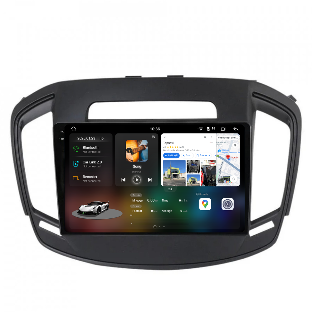 Navigatie Opel Insignia (2013-2017), Android, Ecran 9 inch 2K, 12GB RAM 256GB, 8-core