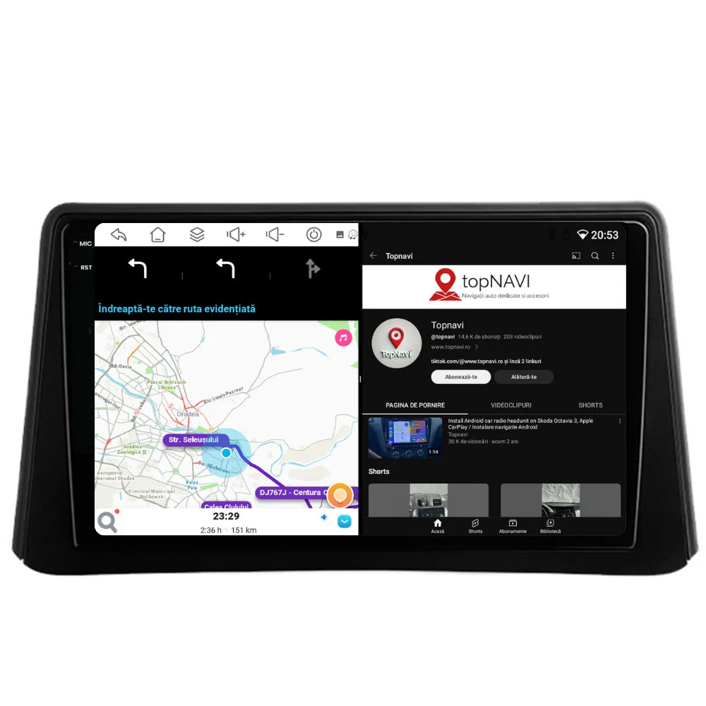 Navigatie Opel Mokka (2012-2016), Ecran 9 inch, 4GB RAM 64GB, 8-core