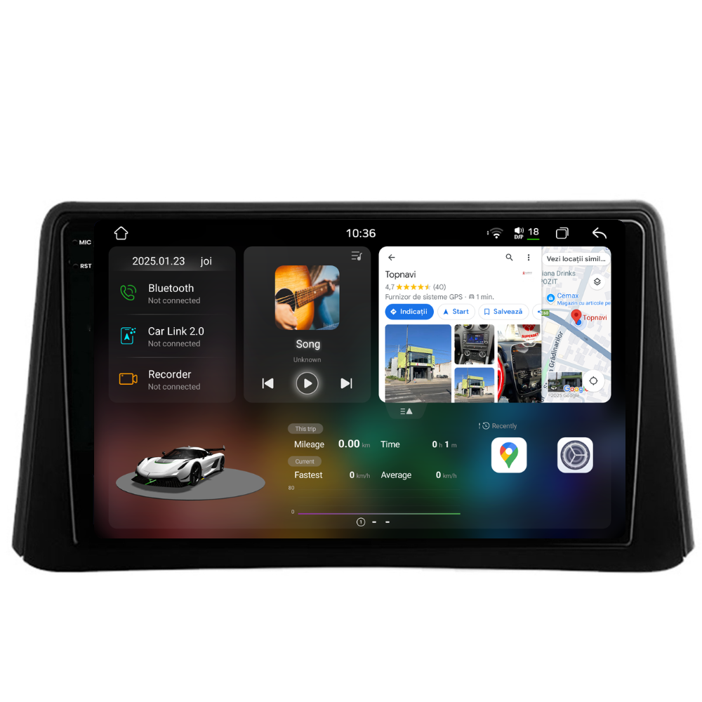 Navigatie Opel Mokka (2012-2016), Ecran 9 inch 2K, 12GB RAM 256GB, 8-core