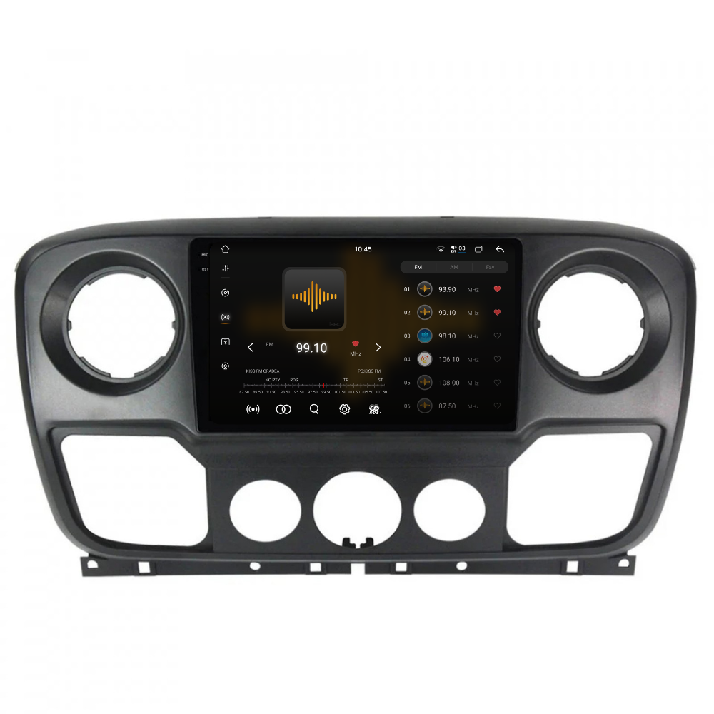 Navigatie Opel Movano (2010-2020), Ecran 10 inch 2K, 12GB RAM 256GB, 8-core