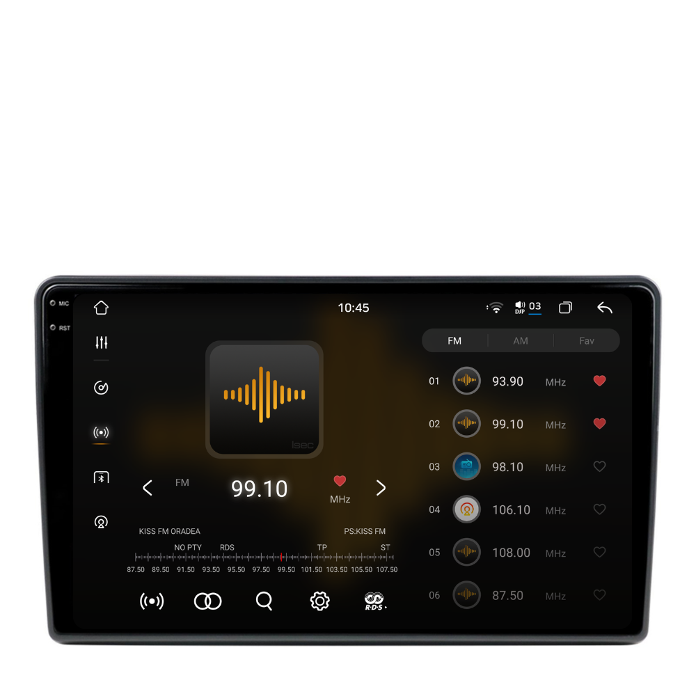 Navigatie Opel Vectra C (2002-2008), Ecran 9 inch 2K, 12GB RAM 256GB, 8-core