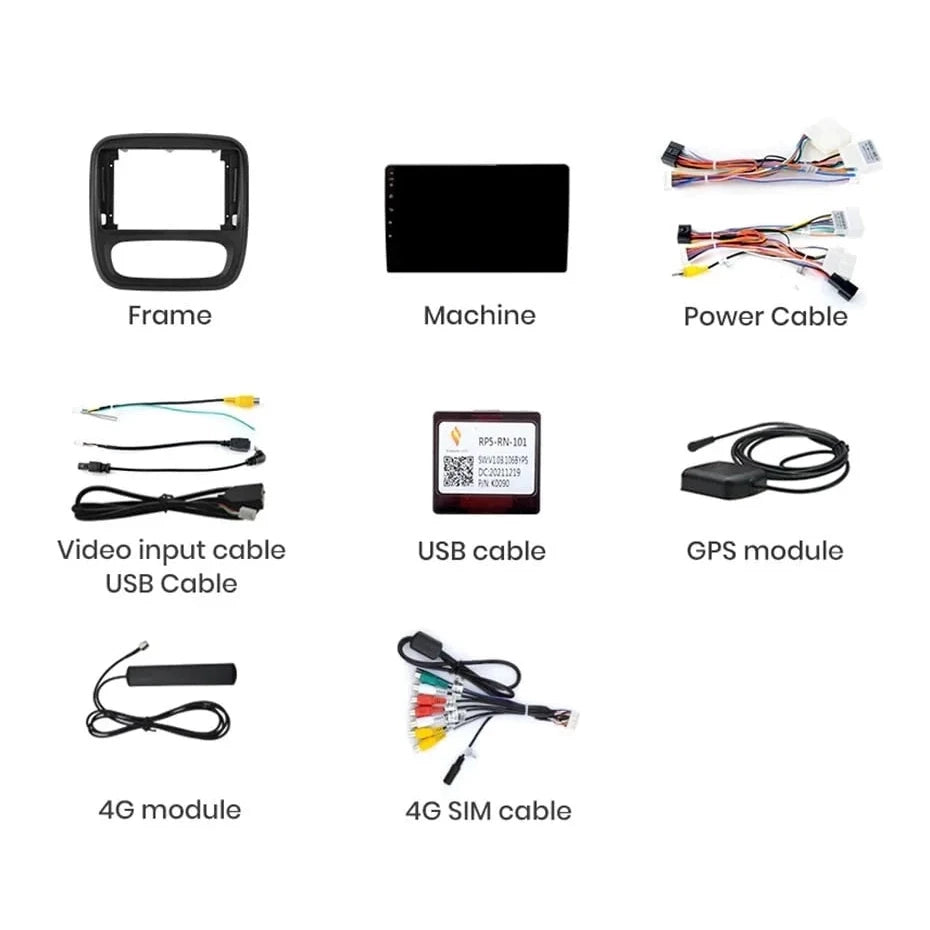 Navigatie Opel Vivaro (2014-2018), Android, Ecran 2K, 8GB RAM 256GB, 8-core