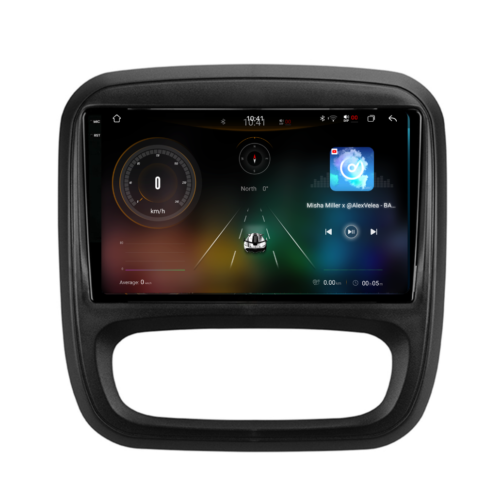 Navigatie Opel Vivaro (2014-2018), Android, Ecran 9 inch 2K, 12GB RAM 256GB, 8-core
