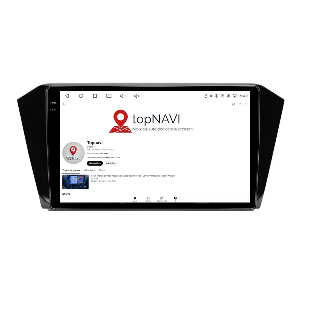 Navigatie VW Passat B8 (2015-2020), Android, Ecran 10 inch, 4GB RAM 64GB, 4-core